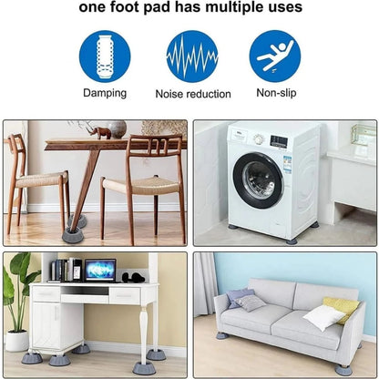 Anti-Vibration Washing Machine Pads - Pack of 4 Pieces - Fab Alchemy
