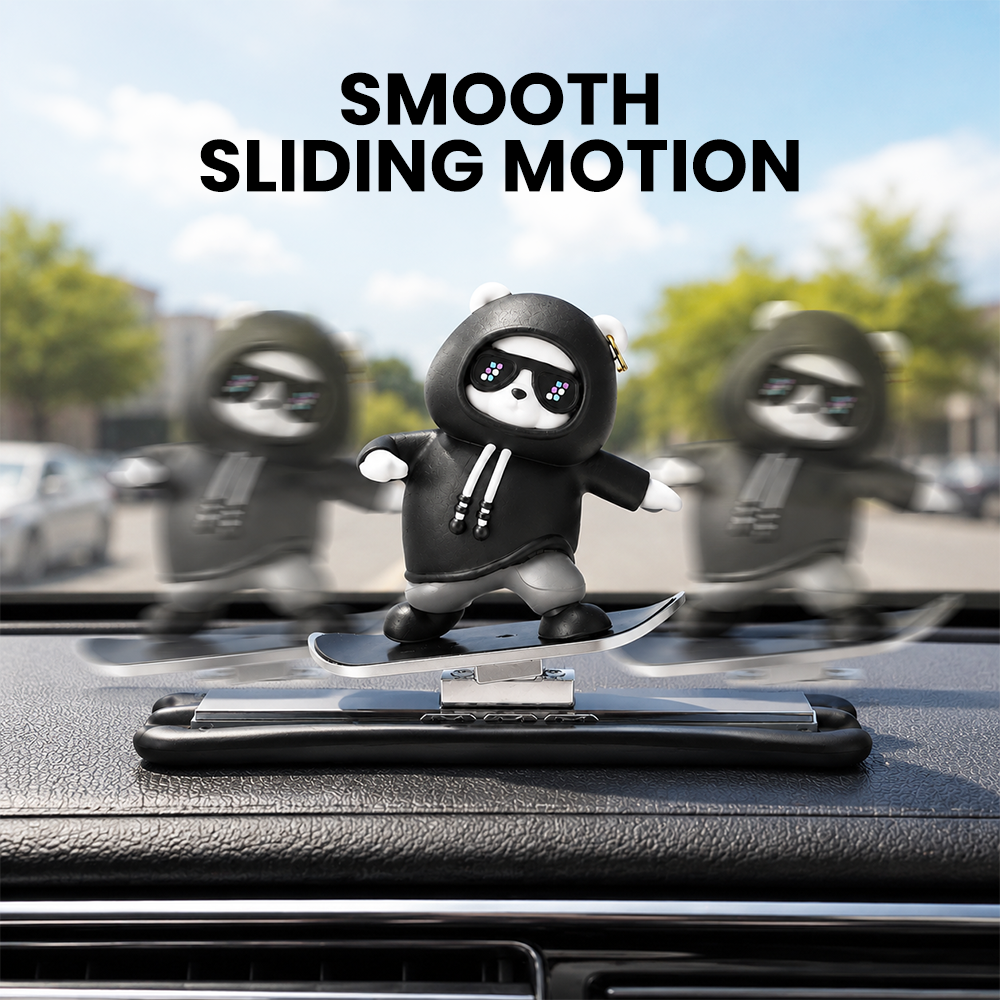 FabGlide™ Sliding Panda Dashboard Ornament