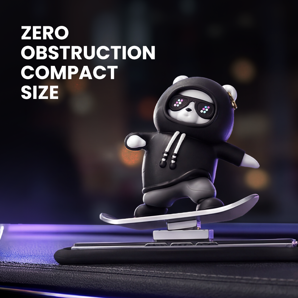 FabGlide™ Sliding Panda Dashboard Ornament