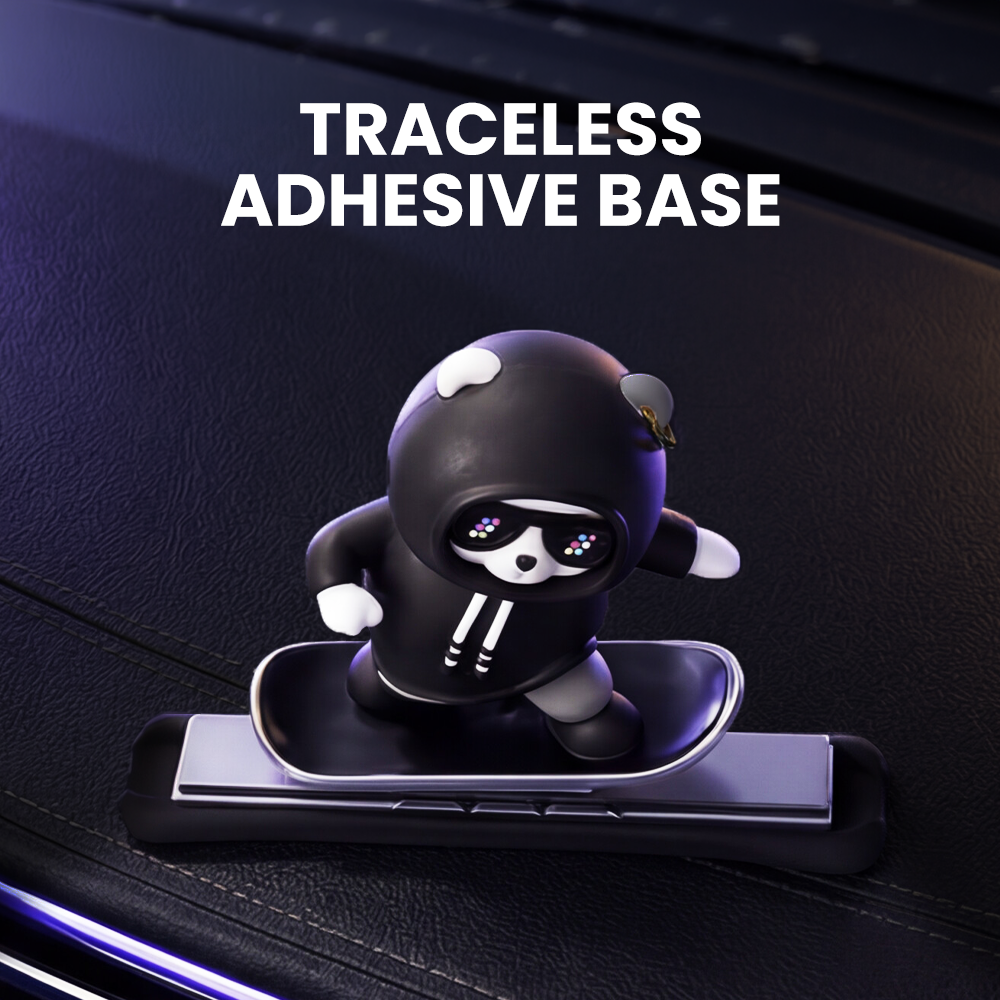 FabGlide™ Sliding Panda Dashboard Ornament