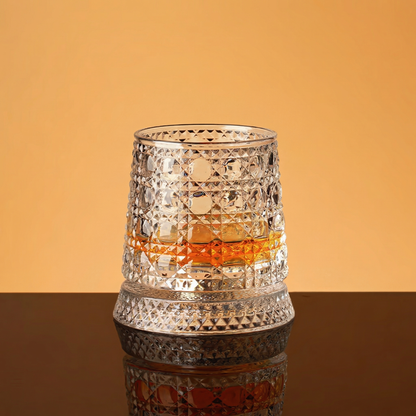 FabOrbitGlass™ Rotating LED Whiskey Glass