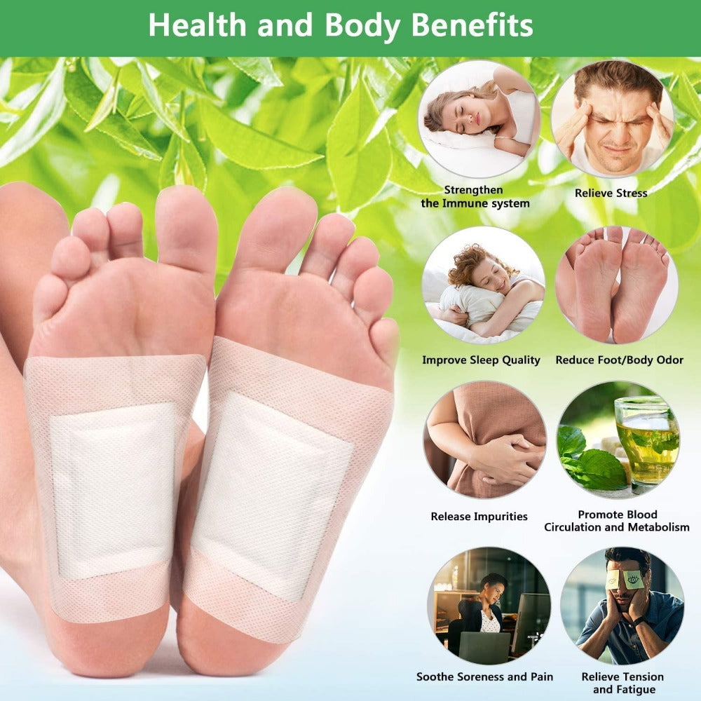 Detox Foot Patches (10 Pcs) - Fab Alchemy