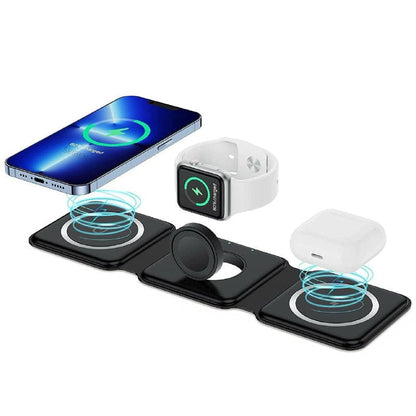 FabArc™ 3-in-1 Foldable Wireless Charger