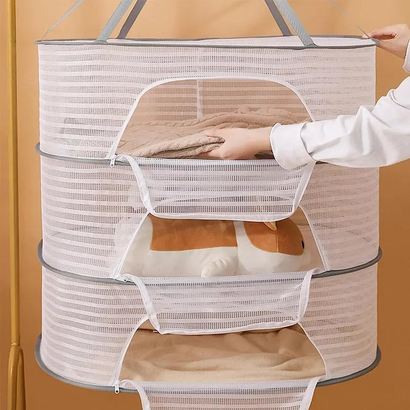 FabMeshDry™ 3-Tier Hanging Clothes Drying Rack
