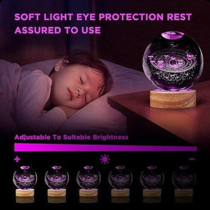 StellarGlow 3D Crystal Ball - Fab Alchemy