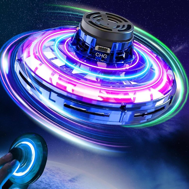 FabOrbitGlow™ LED Flying Spinner Toy pictured product