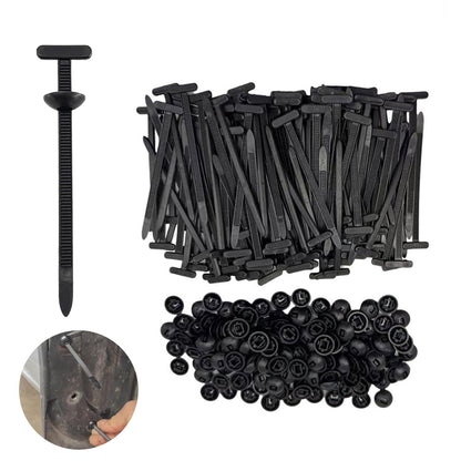 FabTieLock™ 150-Piece T-Style Automotive Cable Tie Set