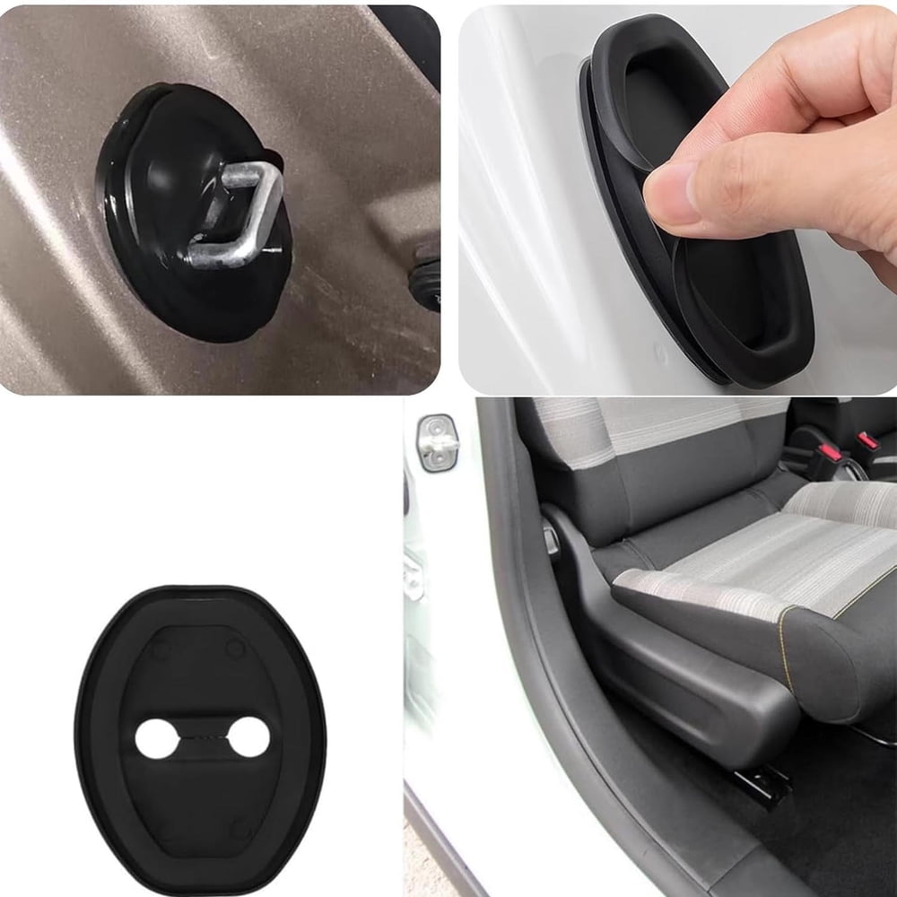 FabHushLock™ Silicone Car Door Latch Covers (2 Sets, 8 Covers) product detail 5