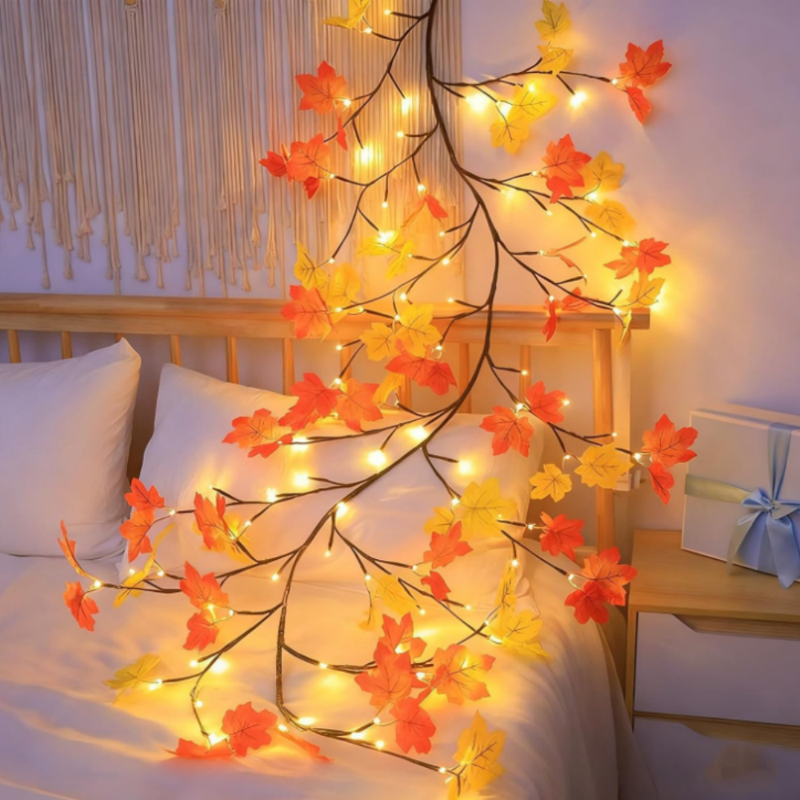 FabAmberLeaf™ Maple Leaf LED Branch Wall Light product view 3