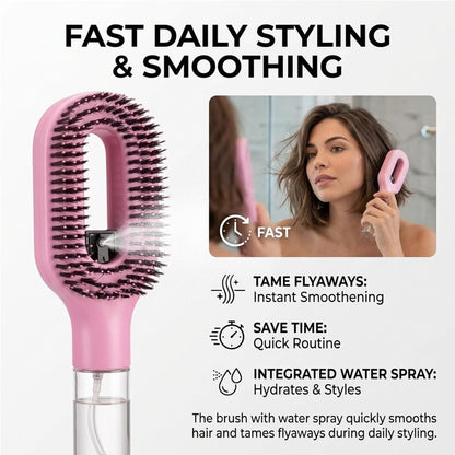 FabMistComb™ Refillable Spray Hair Brush