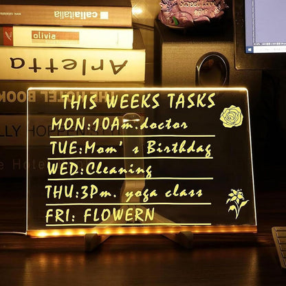 FabNote™ LED Acrylic Message Board