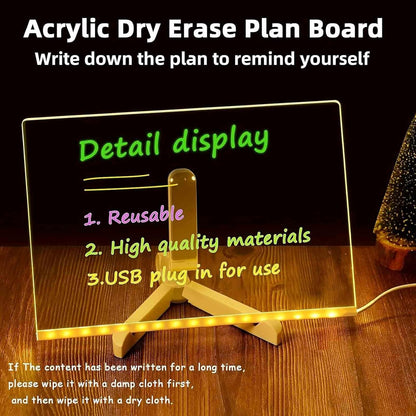 FabNote™ LED Acrylic Message Board