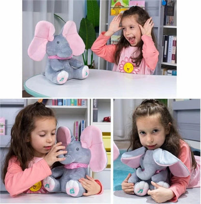 FabFlap™ Peekaboo Singing Elephant Plush Toy product view 5