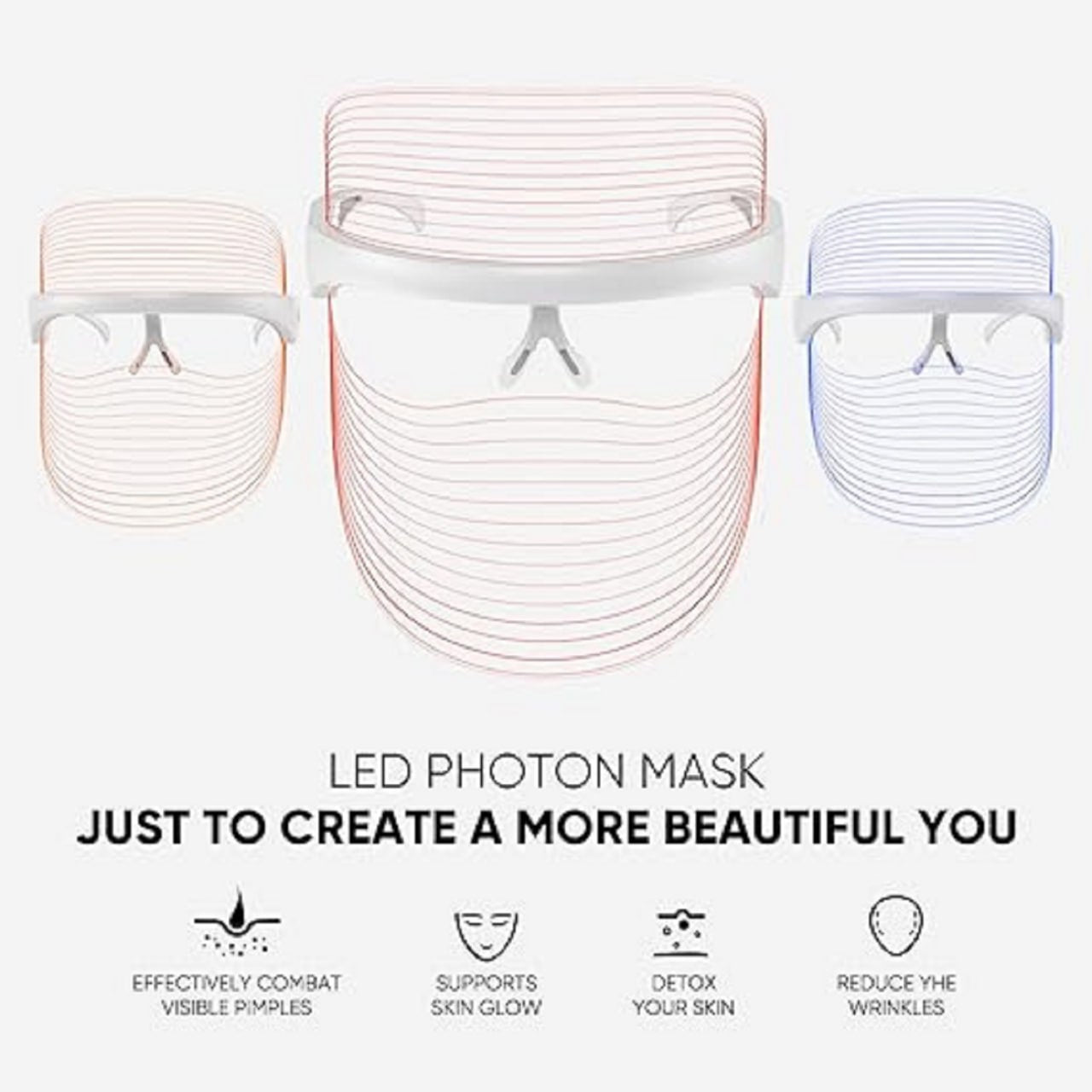 FabGlow™ 3-in-1 LED Beauty Mask