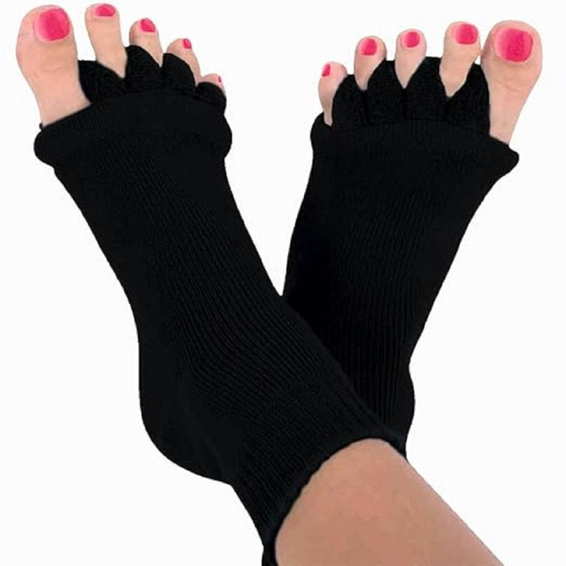 FabToeEase™ Open-Toe Separator Socks (2 Pairs) pictured product