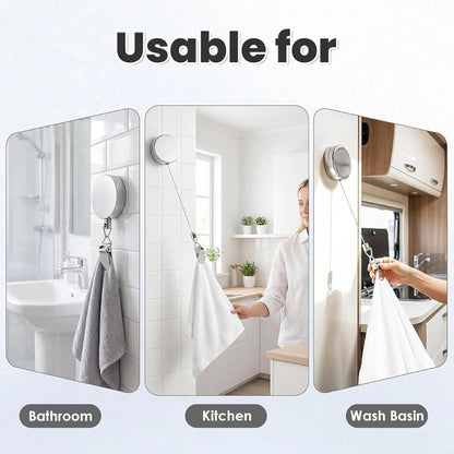 FabTether™ Retractable Towel Holder Clips (2pcs) product view 4