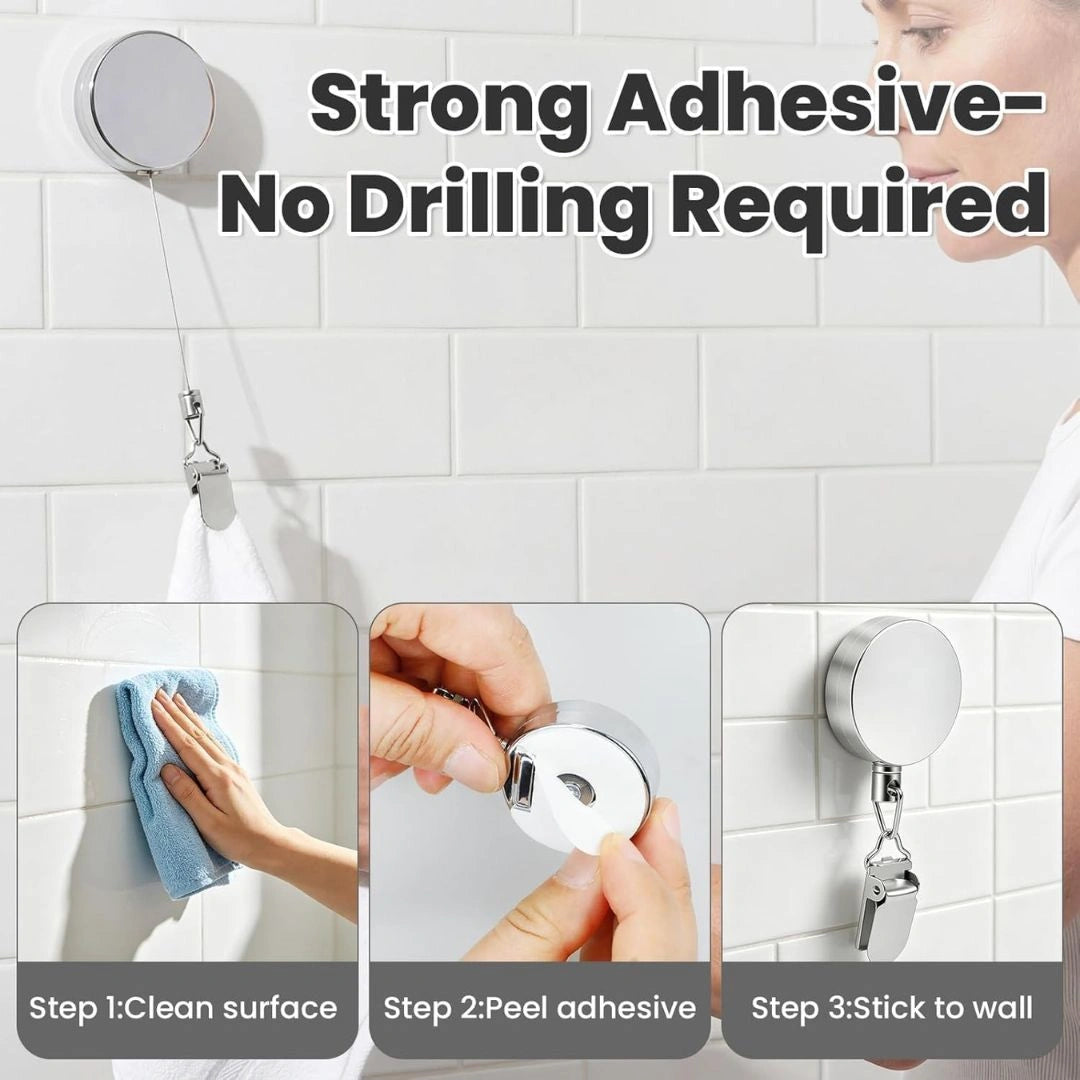 FabTether™ Retractable Towel Holder Clips (2pcs) product view 6