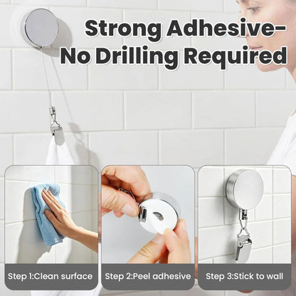 FabTether™ Retractable Towel Holder Clips (2pcs) product view 6