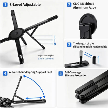 FabPivot™ 3-in-1 Magnetic Laptop Stand