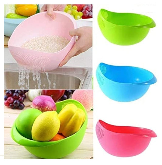 Fruits & Veggies Washing Bowl For Kitchen - Pack of 3