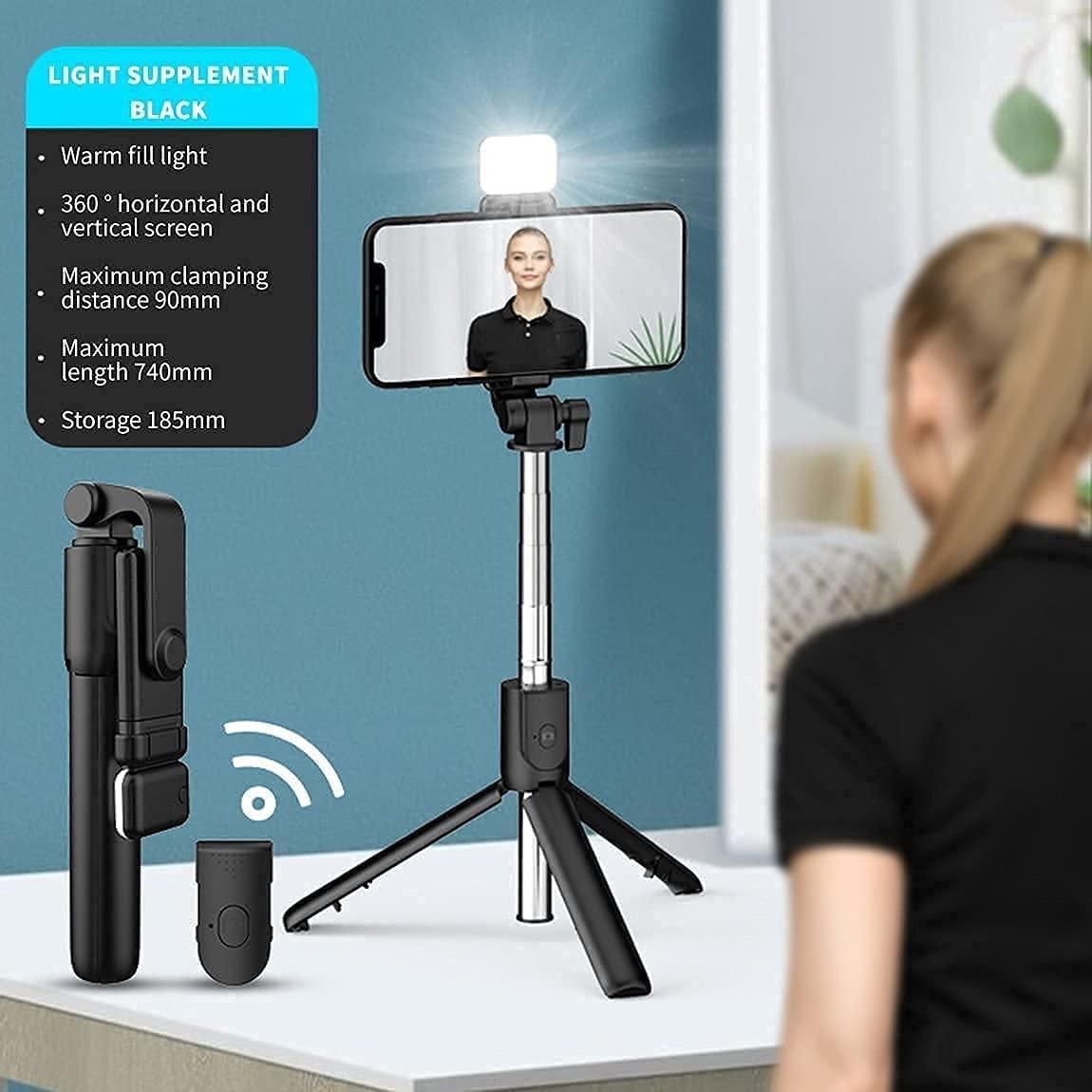 All-in-One Wireless Bluetooth Selfie Stick Tripod - Fab Alchemy